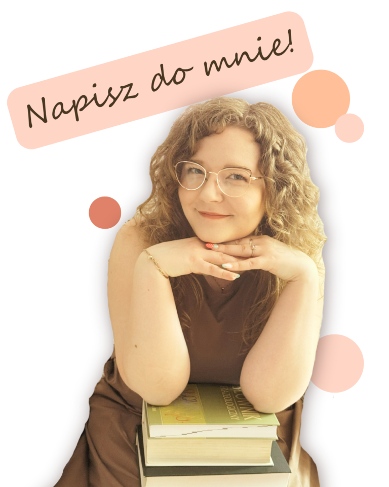 Alicja Nowak opiera się na słownikach i książkach przydatnych przy korekcie